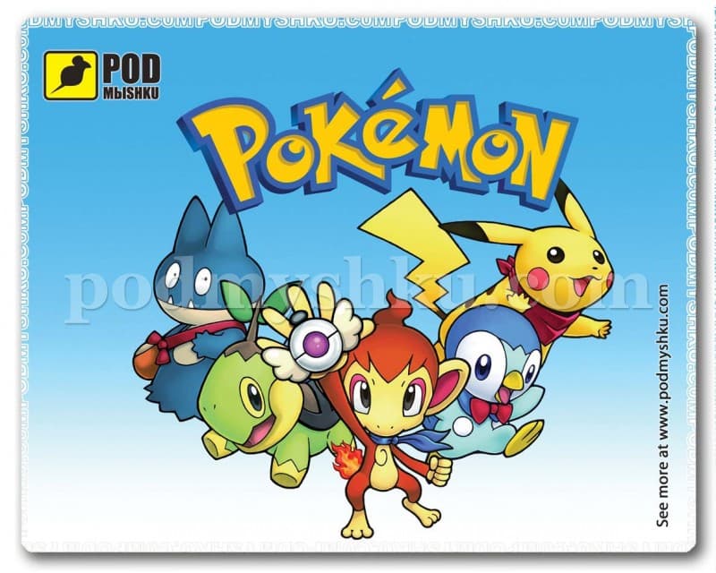 Килимок для миші Podmyshku Pokemon