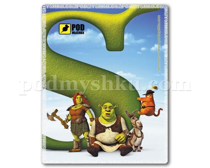 Килимок для миші Podmyshku Шрек