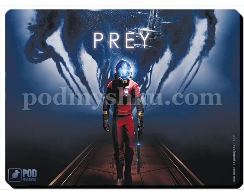 PREY S. Розмір 26 х 19,5 см. Геймерський килимок для миші.